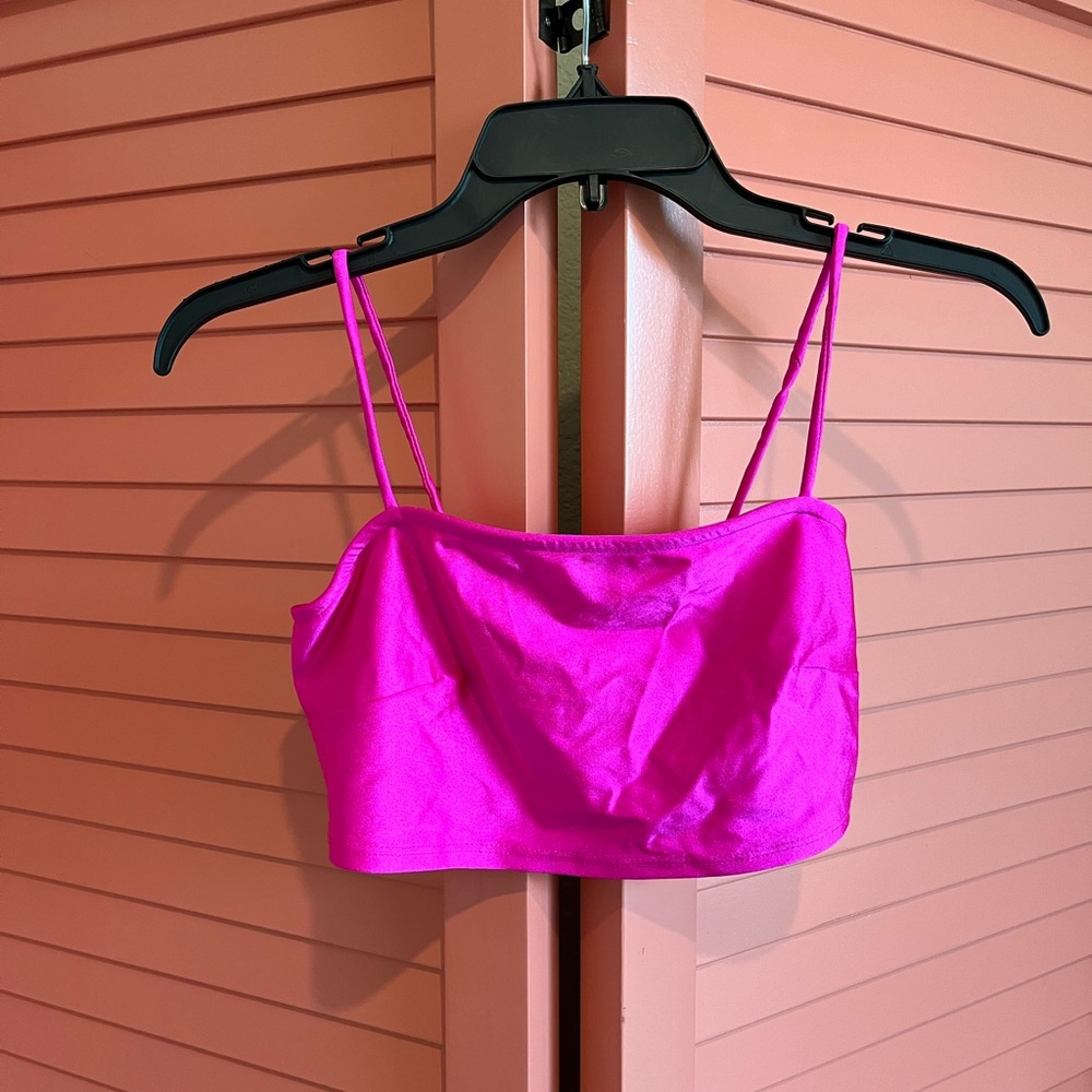 Neon Pink Crop Top